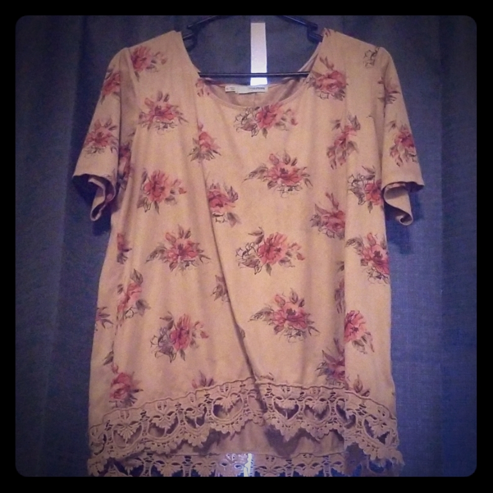 MAURICES 2015 Fall Suede Tshirt